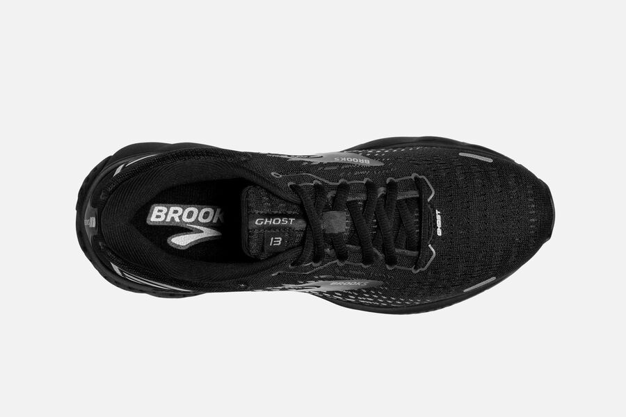 Brooks Ghost 13 Road Running Shoes Womens Black 061273-GAD